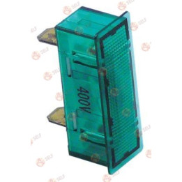 gösterge lambası montaj ölçüleri 33,1x10,3 mm 400V yeşil bağlantı erkek faston 6,3 mm - 3640464 | Self Endüstriyel Yedek Parça