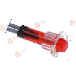gösterge lambası ø 6 mm 230 V kırmızı bağlantı erkek faston 2,8 mm kablo uzunluğu 250 mm - 3640511 | Self Endüstriyel Yedek Parç