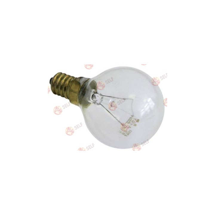 ampul maks. sıcaklık 300°C, E14 soket, 25W, 230V, ø 45 mm, L 76 mm, mercek L 50 mm, fırın lambası tipi İTHAL - 3640542 | Self En