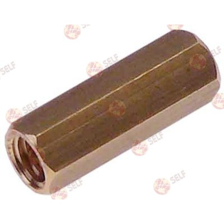 uzun somun M8, uzunluk 30 mm, WS10 pirinç - 4560711 | Self Endüstriyel Yedek Parça