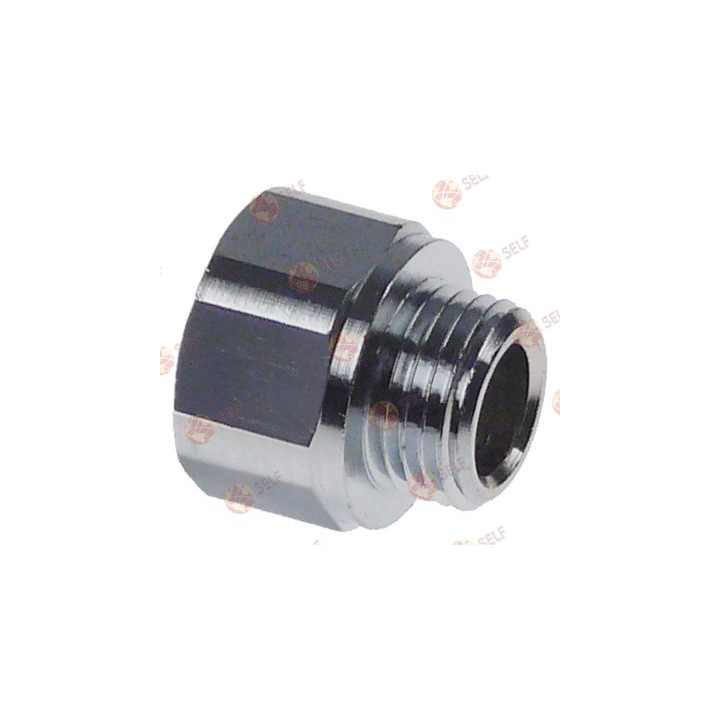 uç kapağı dişli m16x1,5 iç çap ø 10 mm uzunluk 22 mm krom kaplı pirinç ws 22 - 3180301 | Self Endüstriyel Yedek Parça