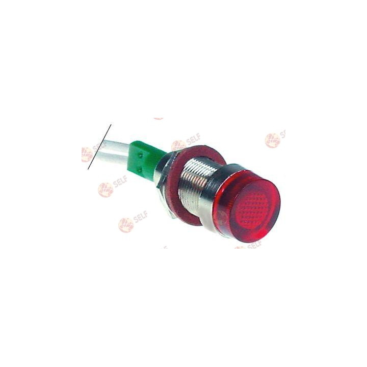 gösterge lambası ø 12 mm 24 V kırmızı bağlantı kablosu 200 mm - 3640679 | Self Endüstriyel Yedek Parça