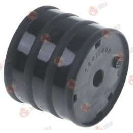 döndürme kolu ø 50 mm şaft ø 23,5 mm siyah - 4120137 | Self Endüstriyel Yedek Parça
