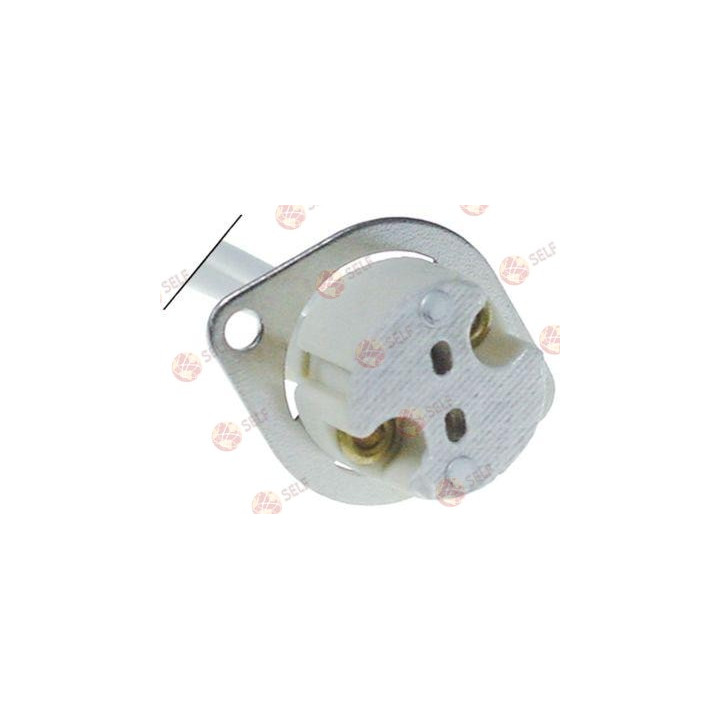 lamba soketi, G4/G5.3/G6.35 24V, ø 17 mm, Y 10 mm, bağlantı kablosu 140 mm, montaj mesafesi 26 mm - 3640700 | Self Endüstriyel Y