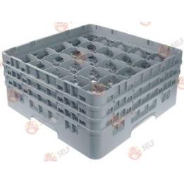 cam sepet CAMBRO L 500 mm G 500 mm bardak sayısı 25 Y 224 mm kullanılabilir yükseklik 206 mm - 2500027 | Self Endüstriyel Yedek 