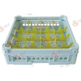 cam sepet GASTROTOP L 500 mm G 500 mm bardak sayısı 16 Y 150 mm kullanılabilir yükseklik 115 mm - 2500033 | Self Endüstriyel Yed