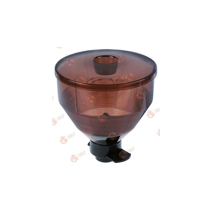 Coffee beans container with hand guard ø 200 mm H 180 mm - 3560103 | Self Endüstriyel Spare Part