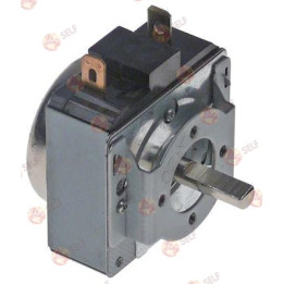 timer M11 with bell 1-pole operation time 120min impulse mechanical 1NO at 250V 16A shaft ø 6x4.6mm - 3800159 | Self Endüstriyel