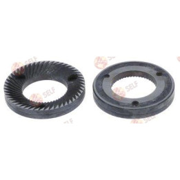 grinding burrs pair turn direction leftdiameter 1 ø 63,5mm id ø 35,8mm h 9mm tooth spacing 4mm - 3680067 | Self Endüstriyel Spar