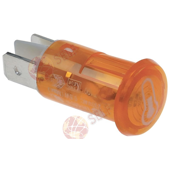 gösterge lambası ø 12 mm sarı 230 V bağlantı erkek faston 6,3 mm termometre - 3640736 | Self Endüstriyel Yedek Parça