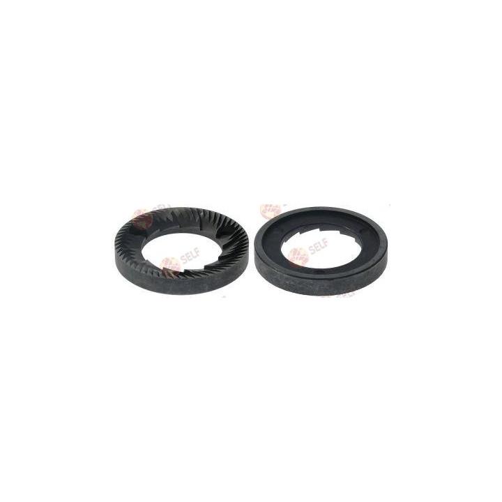 öğütme çarkları çifti dönüş yönü sağa D1 ø 64 mm iç çap ø 37 mm Y 8,5 mm diş aralığı 3,5 mm delik ø 6 mm - 3680069 | Self Endüst