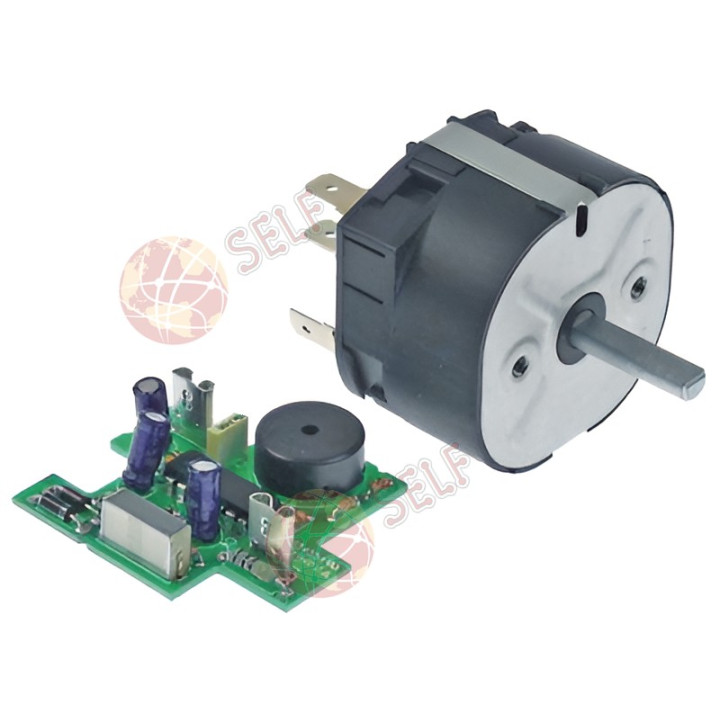 timer M2 2-pole operation time 60min impulse mechanical 2CO at 250V 16A shaft ø 6x4.6mm - 3800164 | Self Endüstriyel Spare Part