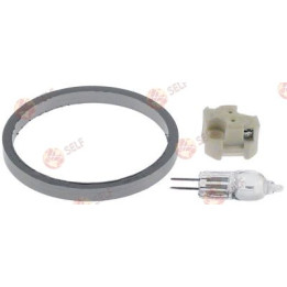 oven lamp incl. gasket mounting ø 10mm 12V 10W socket g4 Convotherm temp.-resist. 300°C - 1680190 | Self Endüstriyel Spare Part