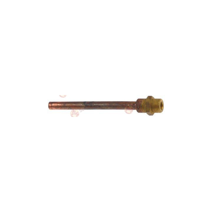 injector pipe boiler tube ø 10mm pipe length 112mm T1: 3/8" T2: 3/8" copper - 2360491 | Self Endüstriyel Spare Part