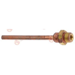 injector pipe boiler tube ø 6mm pipe length 80mm T1: 1/4" T2: 1/4" copper - 2360494 | Self Endüstriyel Spare Part