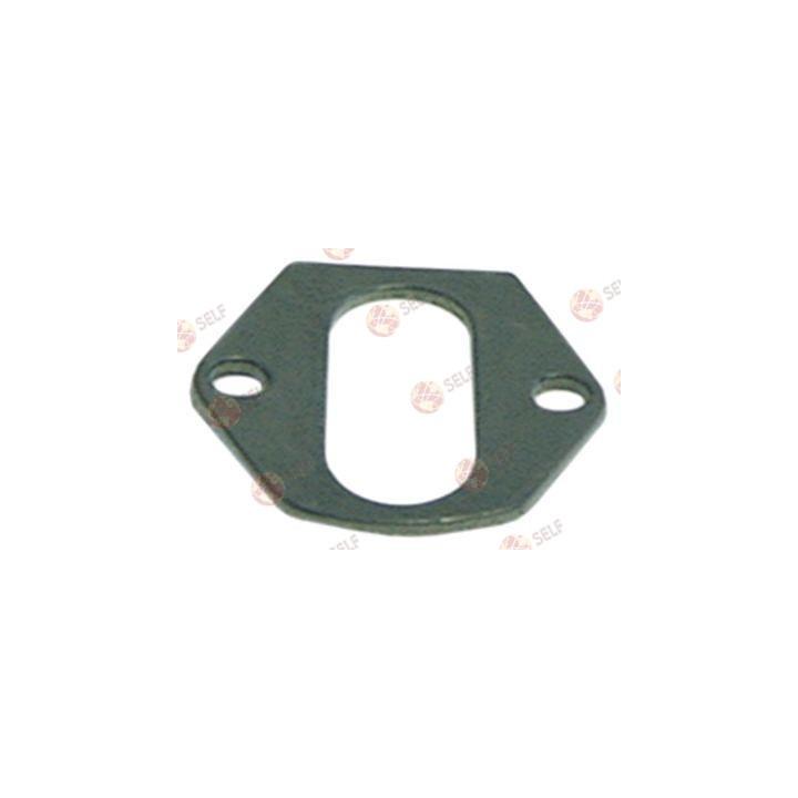 group gasket L 79mm W 71mm thickness 2mm hole distance 54mm suitable for VFA Expres - 1681415 | Self Endüstriyel Spare Part