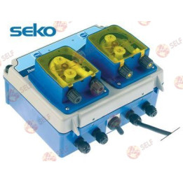 SEKO dozaj pompası hortumu ø 4x6 mm, Twin 20 tipi, 24/115/230 V, duvara monte versiyon, pompa debisi 1–4 l/h - 1360351 | Self En