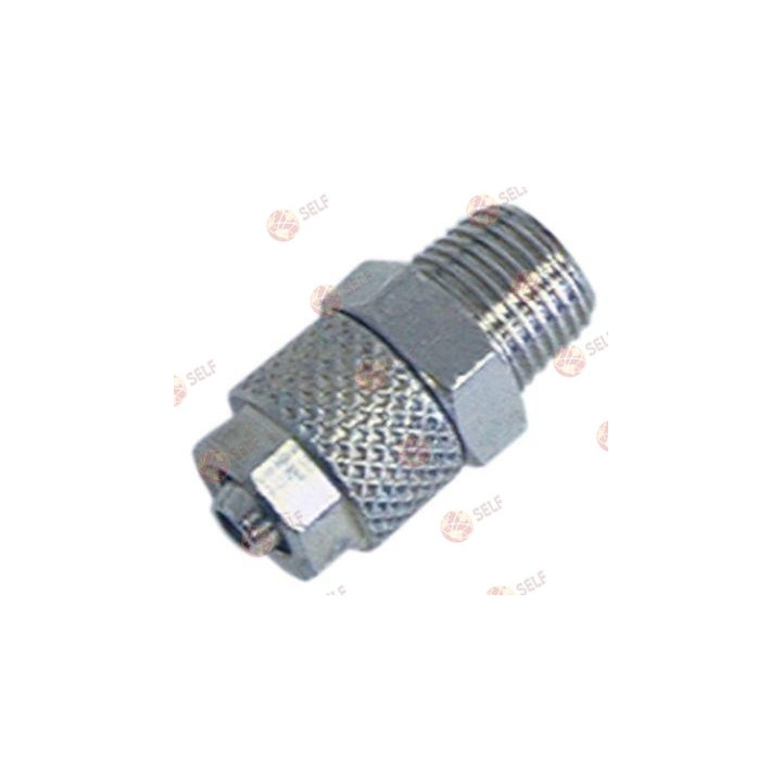 vidalı boru bağlantı parçası düz hortum ø 6/8 mm dişli 1/4" nikel kaplı pirinç Adet 1 adet - 1360365 | Self Endüstriyel Yedek Pa