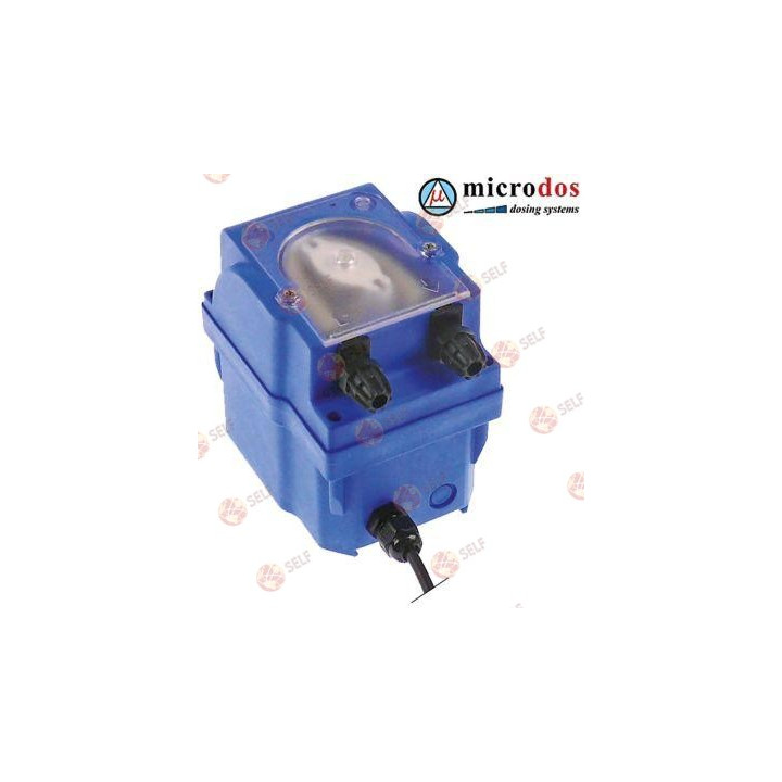 MICRODOS dozaj pompası, hız kontrollü, 4 l/saat, 230 VAC, deterjan hortumu ø 4x6 mm, Santoprene hortum - 1880092 | Self Endüstri