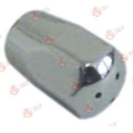 steam nozzle chrome-plated - 2400112 | Self Endüstriyel Spare Part