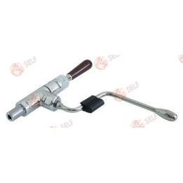 steam tap complete swing lever chrome-plated - 2400113 | Self Endüstriyel Spare Part