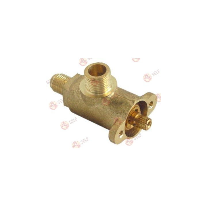 buhar/su musluğu girişi 1/4" çıkışı 3/8" pirinç - 1542622 | Self Endüstriyel Yedek Parça
