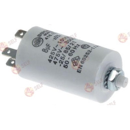operating capacitor capacity 8µF 450V tolerance 5% 50-60Hz ambient temperature max. -25 to +85°C - 3200134 | Self Endüstriyel Sp