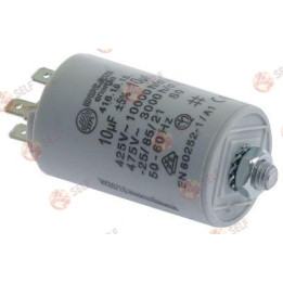 operating capacitor capacity 10µF 450V  tolerance 5% 50-60Hz - 3200135 | Self Endüstriyel Spare Part