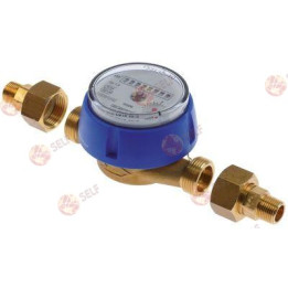 su sayacı analog bağlantı 3/4" ET / 3/8" ET toplam uzunluk 110 mm akış hızı 8 l/h - 9140021 | Self Endüstriyel Yedek Parça