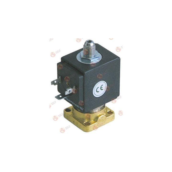 solenoid valf 3 yollu 24 VDC DN 2,5 mm geçmeli yuva DIN -10, 140°C'ye kadar ODE - 4540134 | Self Endüstriyel Yedek Parça