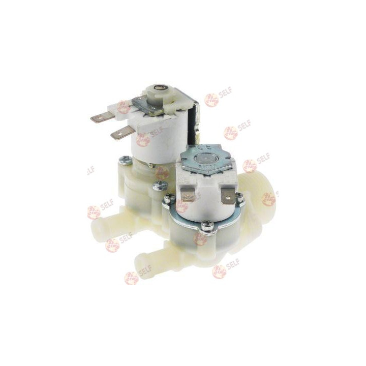 çift düz solenoid valf 230 V AC giriş 3/4" çıkış 11,5 mm giriş 10-12 l/dk - 4540569 | Self Endüstriyel Yedek Parça