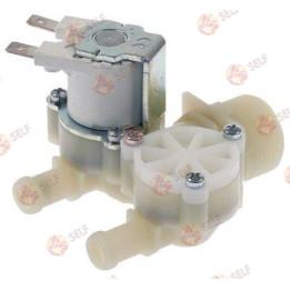 solenoid valf çift düz 24 V AC voltaj giriş 3/4" çıkış 10 mm DN10 maks. sıcaklık 90 °C plastik - 4541060 | Self Endüstriyel Yede