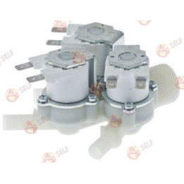 solenoid valf üçlü düz 230V AC voltaj giriş 3/4" çıkış 10mm DN10 maks. sıcaklık 90°C - 4540592 | Self Endüstriyel Yedek Parça