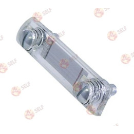 level glass hole distance 76mm mounting thread M10 L 107mm W 28mm zinc-plated model ELESA HCX76 - 2400117 | Self Endüstriyel Spa
