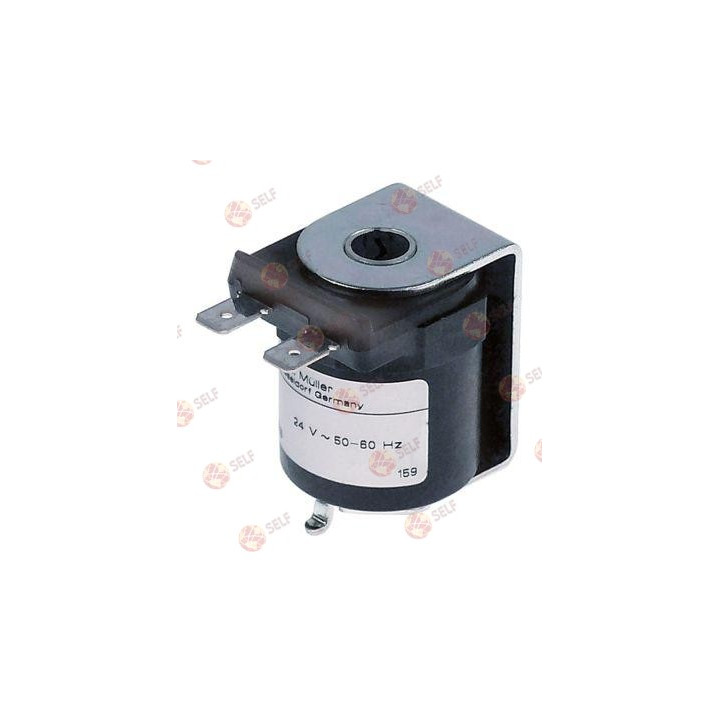 solenoid bobini 24V AC gerilim 50/60Hz bağlantı erkek faston 6,3 mm - 4540688 | Self Endüstriyel Yedek Parça