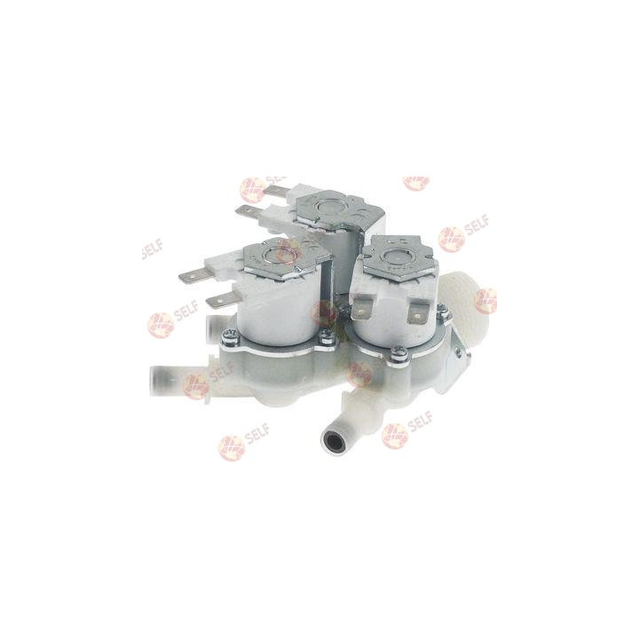solenoid valf üçlü düz 220-240 V voltaj AC giriş 3/4" çıkış 10 mm t.maks. 90 °C görev döngüsü %100 - 4540822 | Self Endüstriyel 