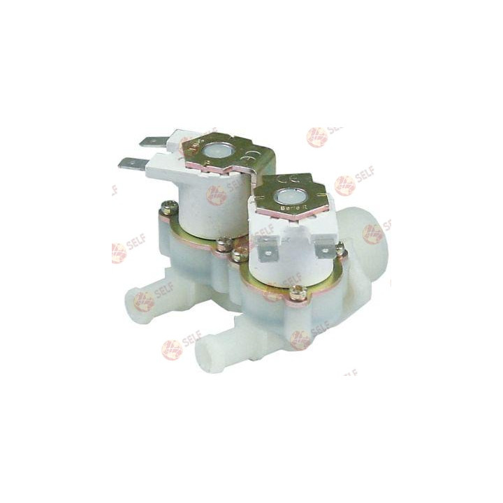 solenoid valf çift düz 230V giriş 3/4" çıkış 10 mm DN10 RPE - 4540901 | Self Endüstriyel Yedek Parça