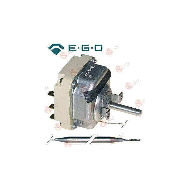 termostat maks. sıcaklık 300°C sıcaklık aralığı 50-300°C 3 kutuplu 3CO 16A prob ø 6 mm prob uzunluğu 77 mm - 4920674 | Self Endü