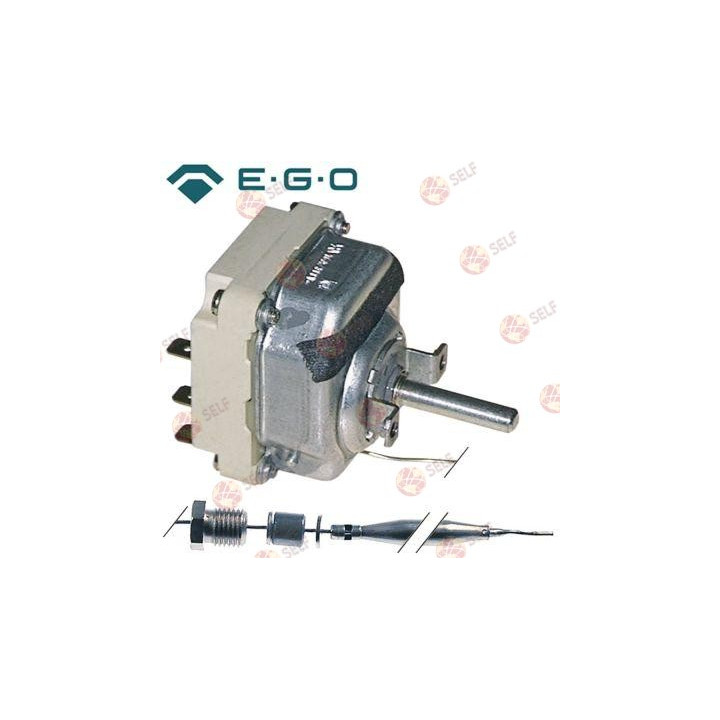 termostat maks. sıcaklık 195°C sıcaklık aralığı 95-195°C 3 kutuplu 3NO 16A prob ø 6 mm prob uzunluğu 117 mm - 4920712 | Self End
