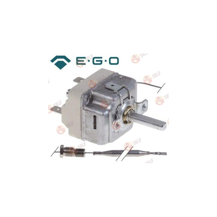 termostat maks. sıcaklık 180°C sıcaklık aralığı 80-180°C 1 kutuplu 1NO 16A prob ø 6 mm prob uzunluğu 135 mm - 4920877 | Self End