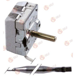 termostat maks. sıcaklık 190°C sıcaklık aralığı 60-190°C 1 kutuplu 1NO 16A prob ø 6 mm prob uzunluğu 70 mm - 4920879 | Self Endü