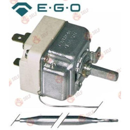 termostat maks. sıcaklık 300°C sıcaklık aralığı 50-300°C 1 kutuplu 1NO 16A prob çapı 6 mm prob uzunluğu 74 mm - 4921006 | Self E