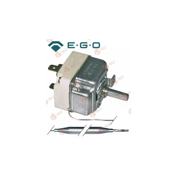 termostat maks. sıcaklık 300°C sıcaklık aralığı 50-300°C 1 kutuplu 1NO 16A prob çapı 6 mm prob uzunluğu 74 mm - 4921006 | Self E