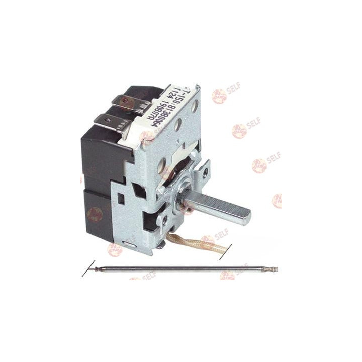termostat maks. sıcaklık 260°C sıcaklık aralığı 100-260°C 3 kutuplu 3no 16a - 4921013 | Self Endüstriyel Yedek Parça