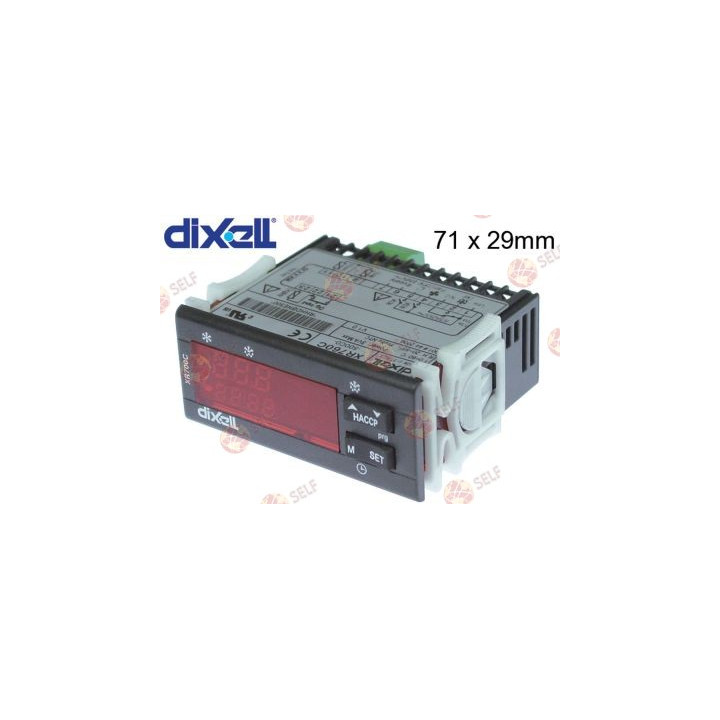 Dixell / Copeland kontrol cihazı, tip xr760c-500c0, montaj boyutları 71x29 mm - 9300019 | Self Endüstriyel Yedek Parça