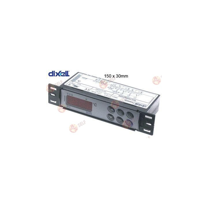 Dixell / Copeland XW60L-5N0C1 elektronik kontrol ünitesi montaj ölçüleri 150x30 mm - 9300139 | Self Endüstriyel Yedek Parça