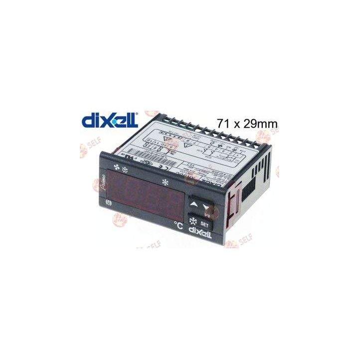 Dixell / Copeland XR60C-0N1C0 elektronik kontrol ünitesi, montaj ölçüleri 71x29 mm, 12 V voltaj, AC/DC - 9300150 | Self Endüstri