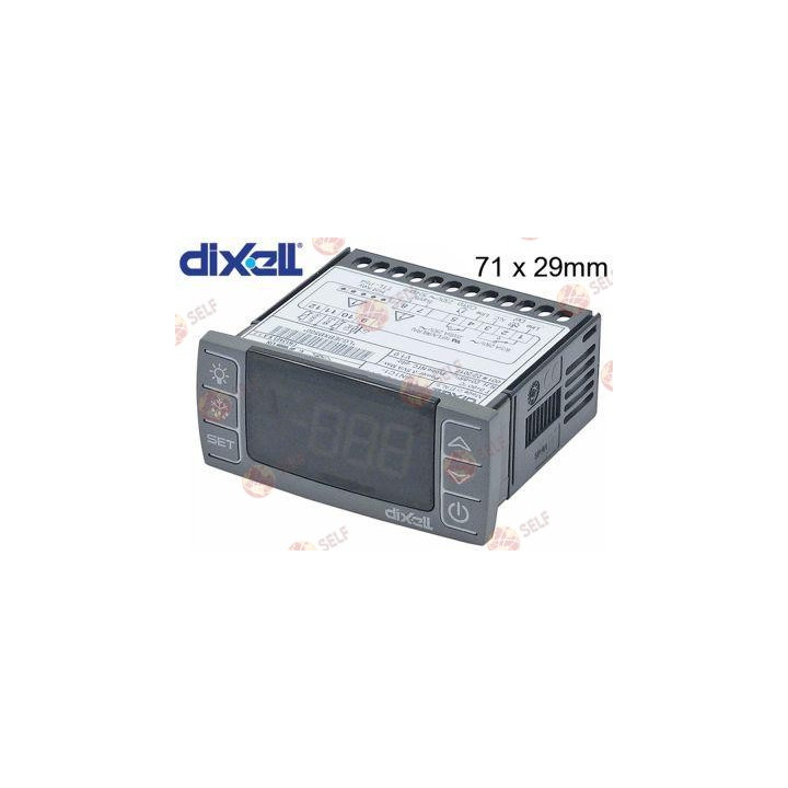 Dixell / Copeland XR40C-5N1C1 elektronik kontrol cihazı, montaj boyutları 71x29 mm, 230 V AC gerilim - 9300179 | Self Endüstriye