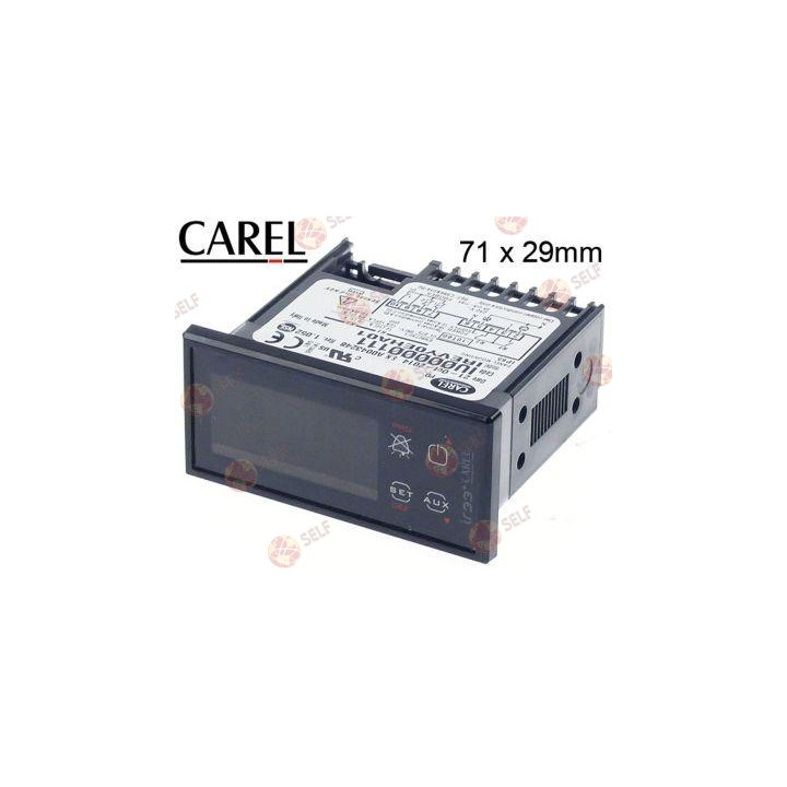 Carel kontrol cihazı, IREVY0EHA01 tipi, montaj boyutları 71x29 mm, 230 V AC, NTC - 9300207 | Self Endüstriyel Yedek Parça