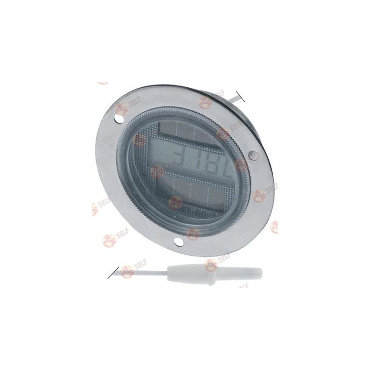 termometre montaj çapı ø 52 mm, -50 ila +150°C, ön boyutlar ø74 mm, kablo uzunluğu 900 mm - 10140005 | Self Endüstriyel Yedek Pa
